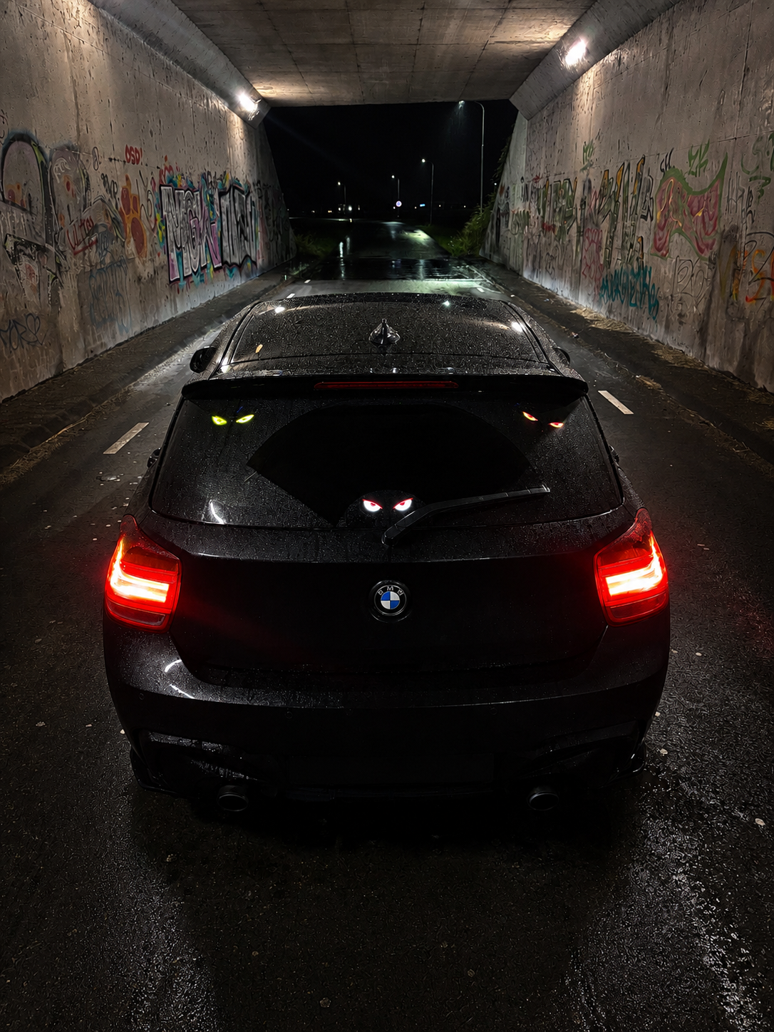 Universele LED Car Atmosphere Light – Angry Eyes